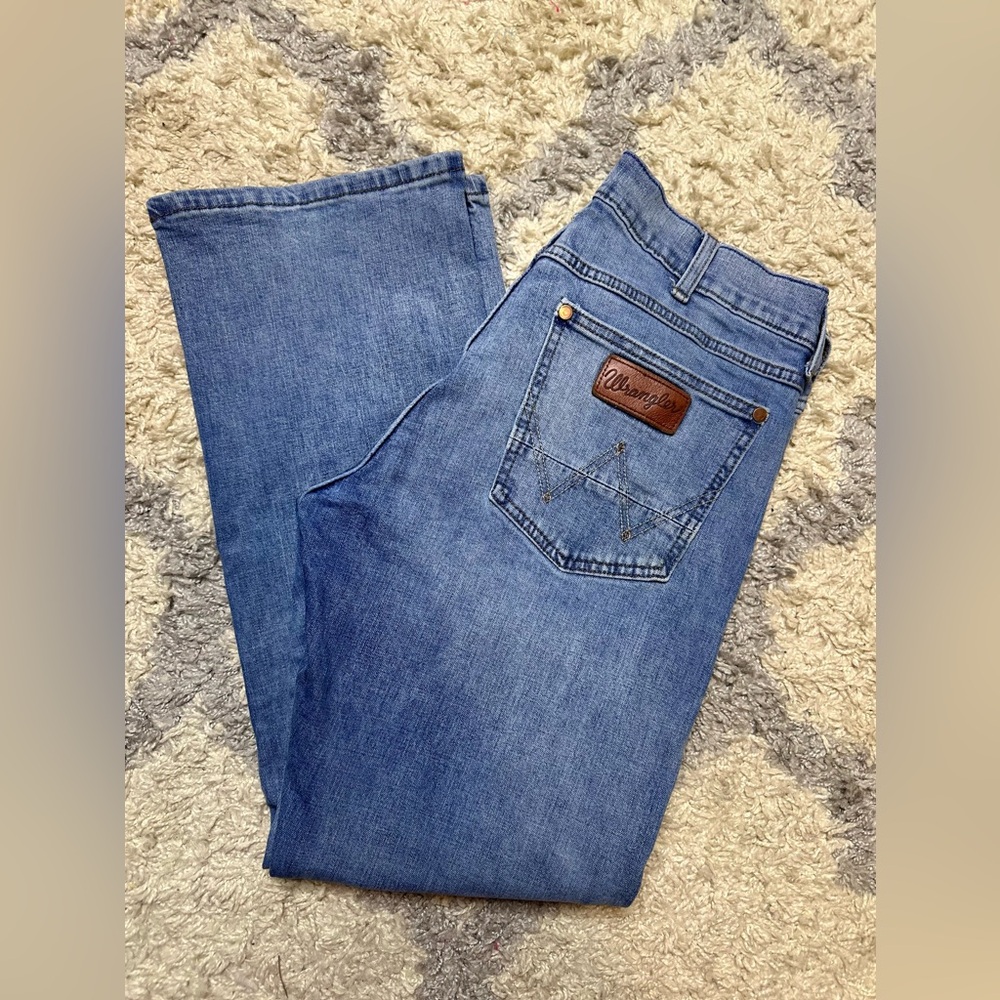 RETRO Wrangler Men's Light Blue Jeans